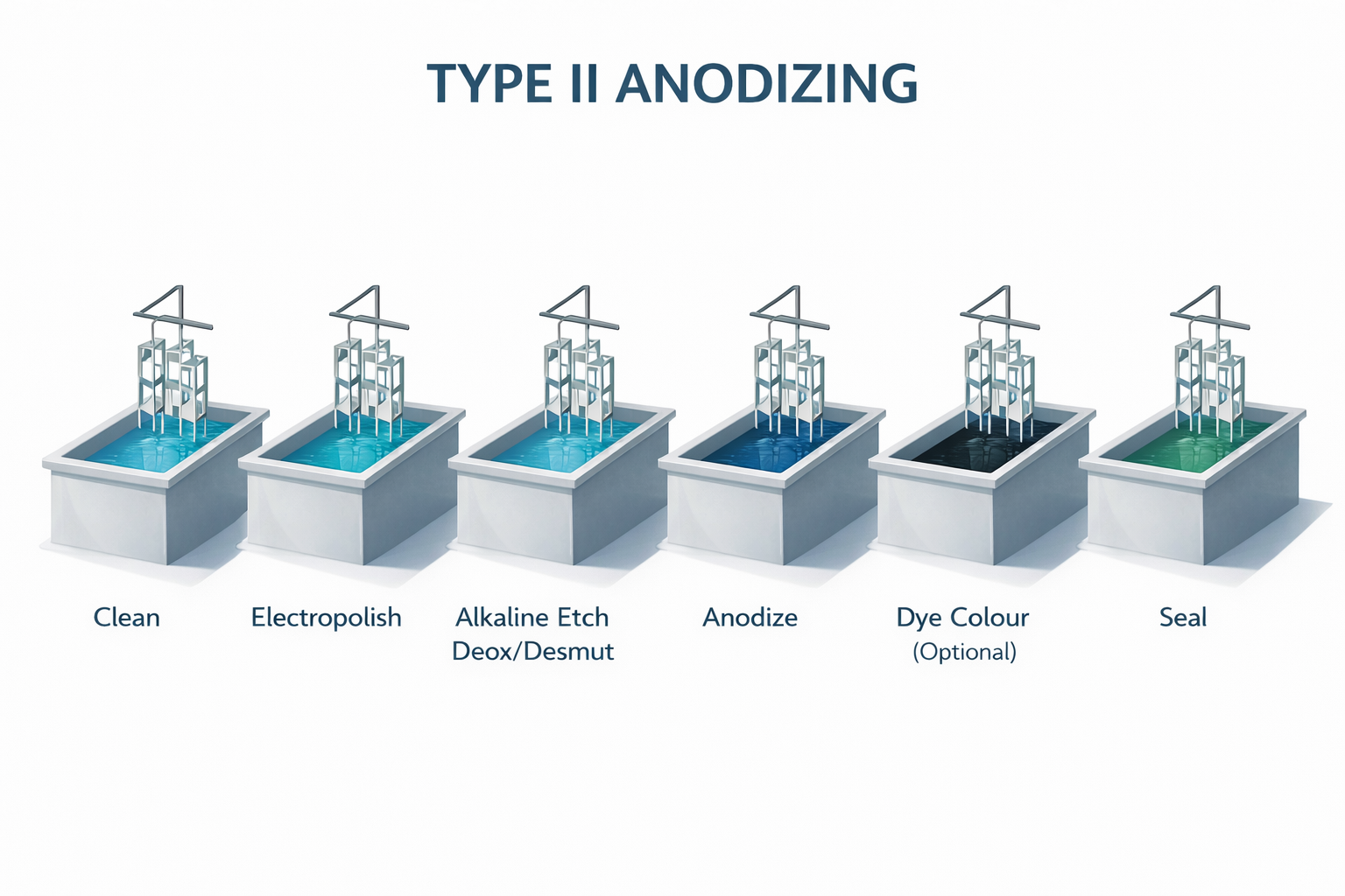 Anodizing Type II – KEI – Premium Plated & Painted Products